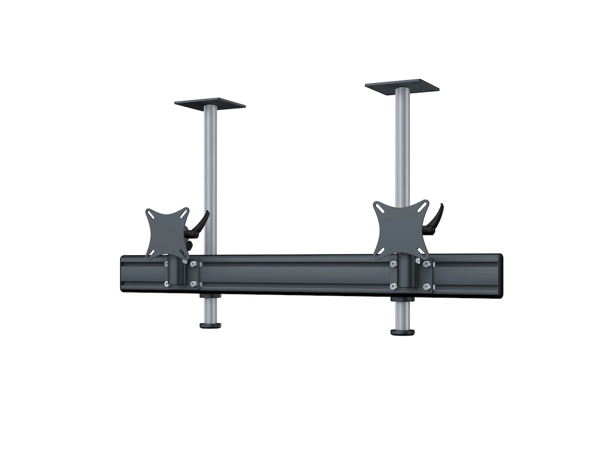 Flat-System Monitorhalter Decke für 2 Monitore 2er - 25''-32"