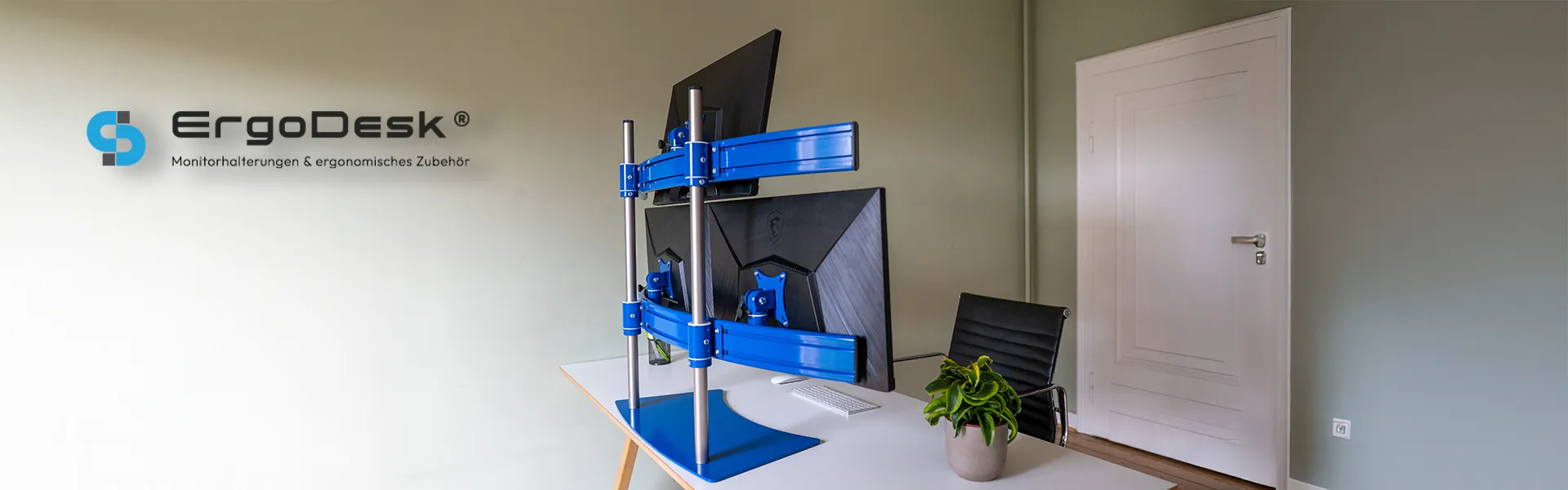 Maßgeschneiderte Halterung von ErgoDesk – Sonderanfertigung auf Anfrage