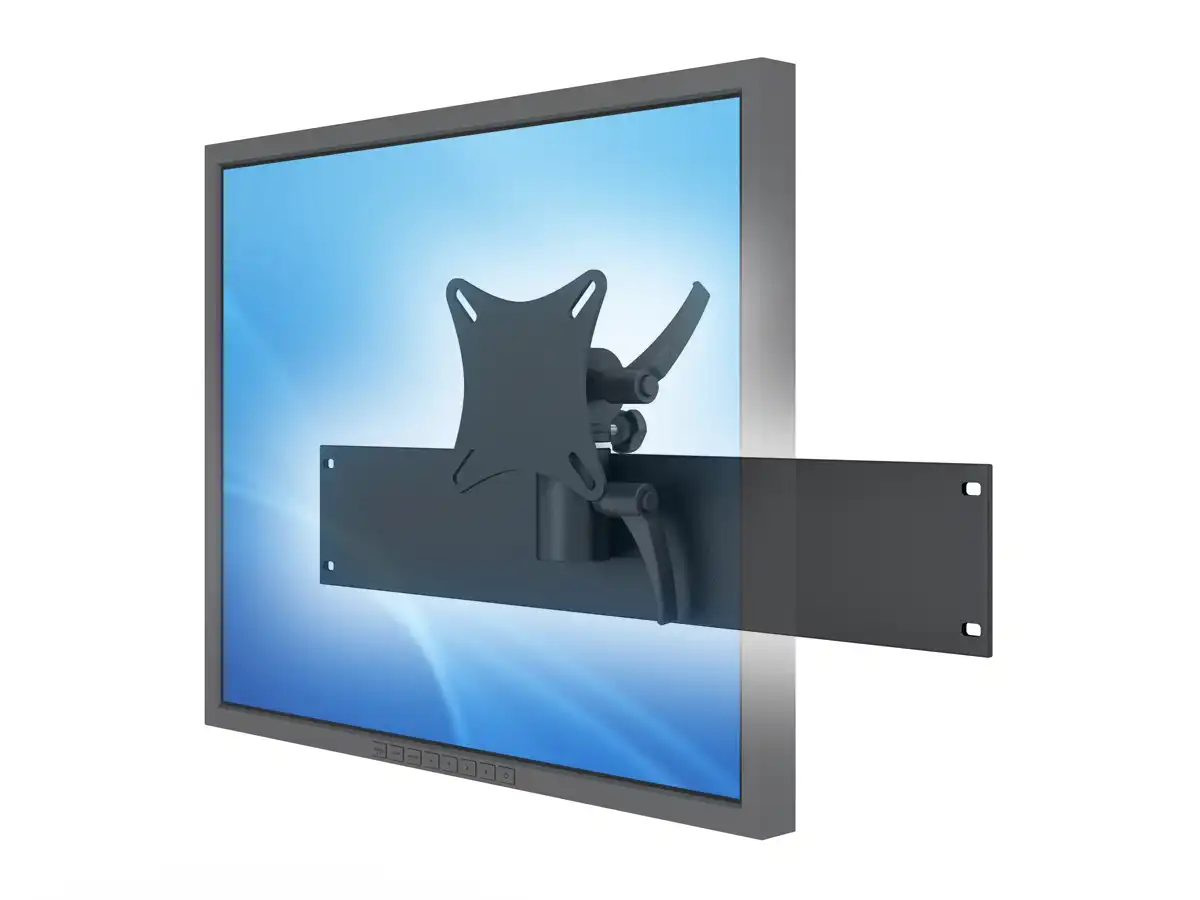 Monitorhalter für 19"-Serverschränke Anbau