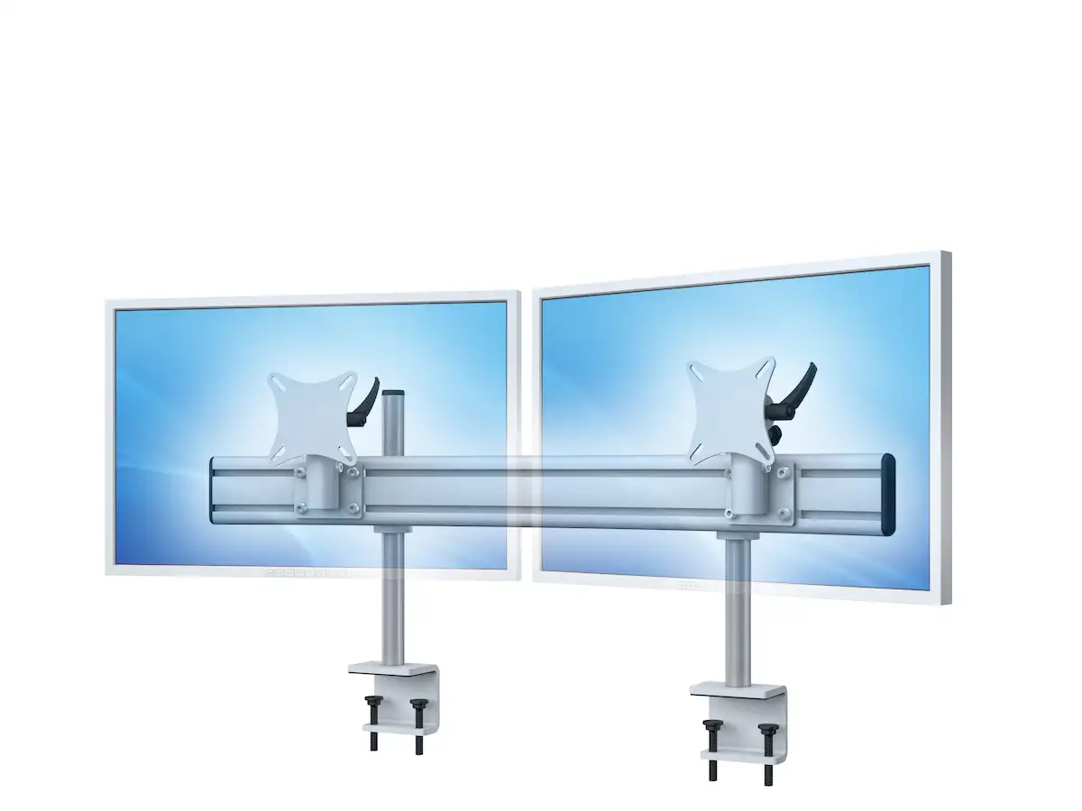 Para System Monitorhalterung für 2 Monitore mit Tisch-Klemme 2er - 25''-32''  