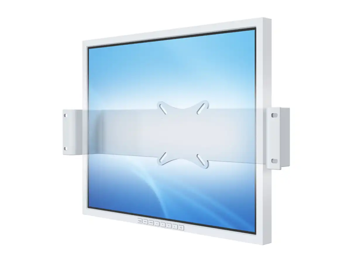 Monitorhalter für 19"-Serverschränke Einbau fix