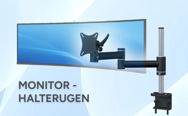 ErgoDesk – modulare Halterungen für individuelle Setups Modulares ErgoDesk System – flexibel für jede Arbeitsplatzlösung